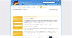 Desktop Screenshot of blog.mygermancity.com